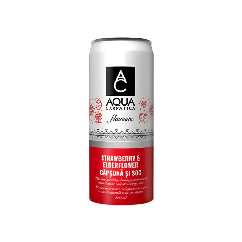 AQUA CARPATICA Apa Flavours Capsuna si Soc Doza 0.33L