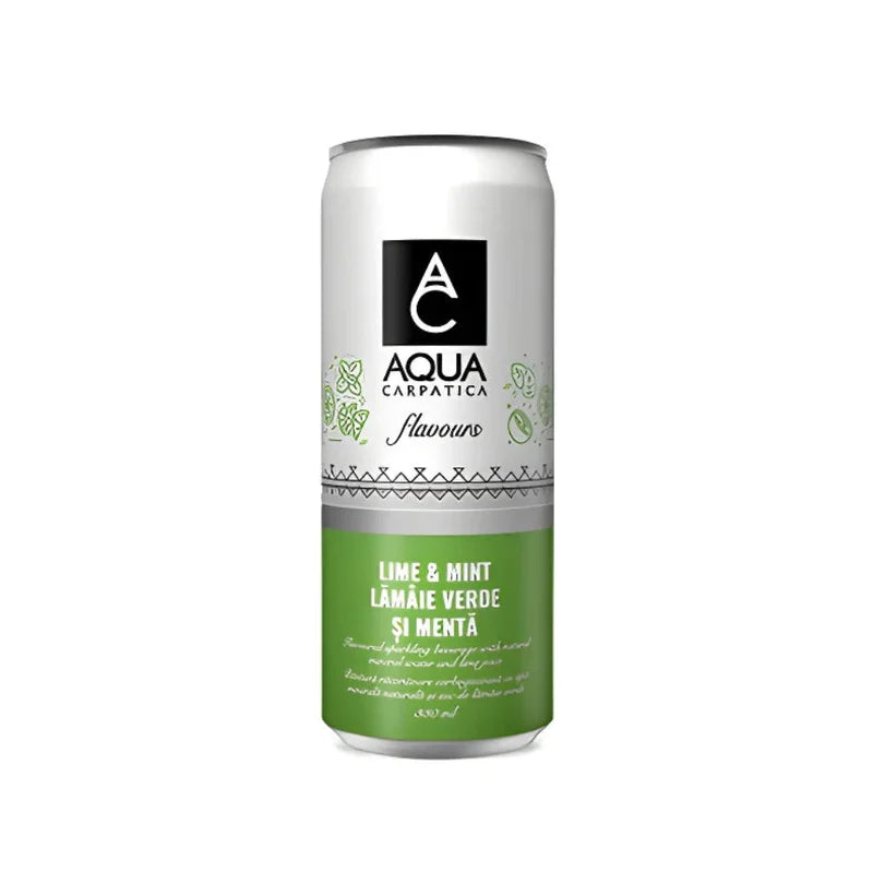 AQUA CARPATICA Apa Flavours Lamaie Verde si Menta Doza 0.33L