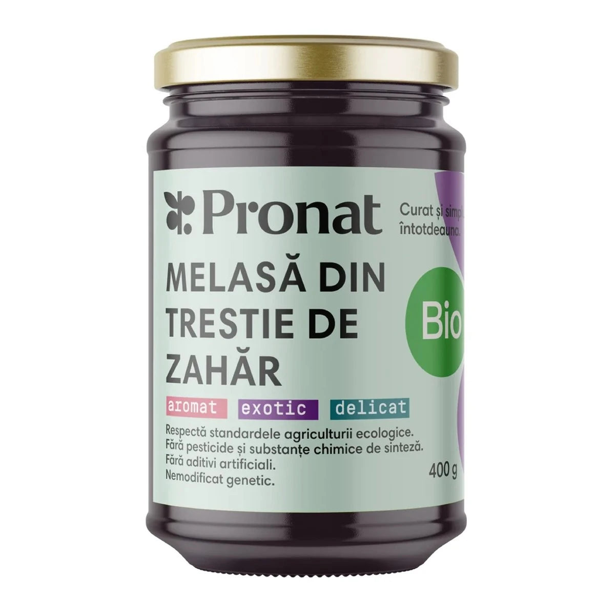 Pronat Melasă din Trestie de Zahăr Eco, 400g