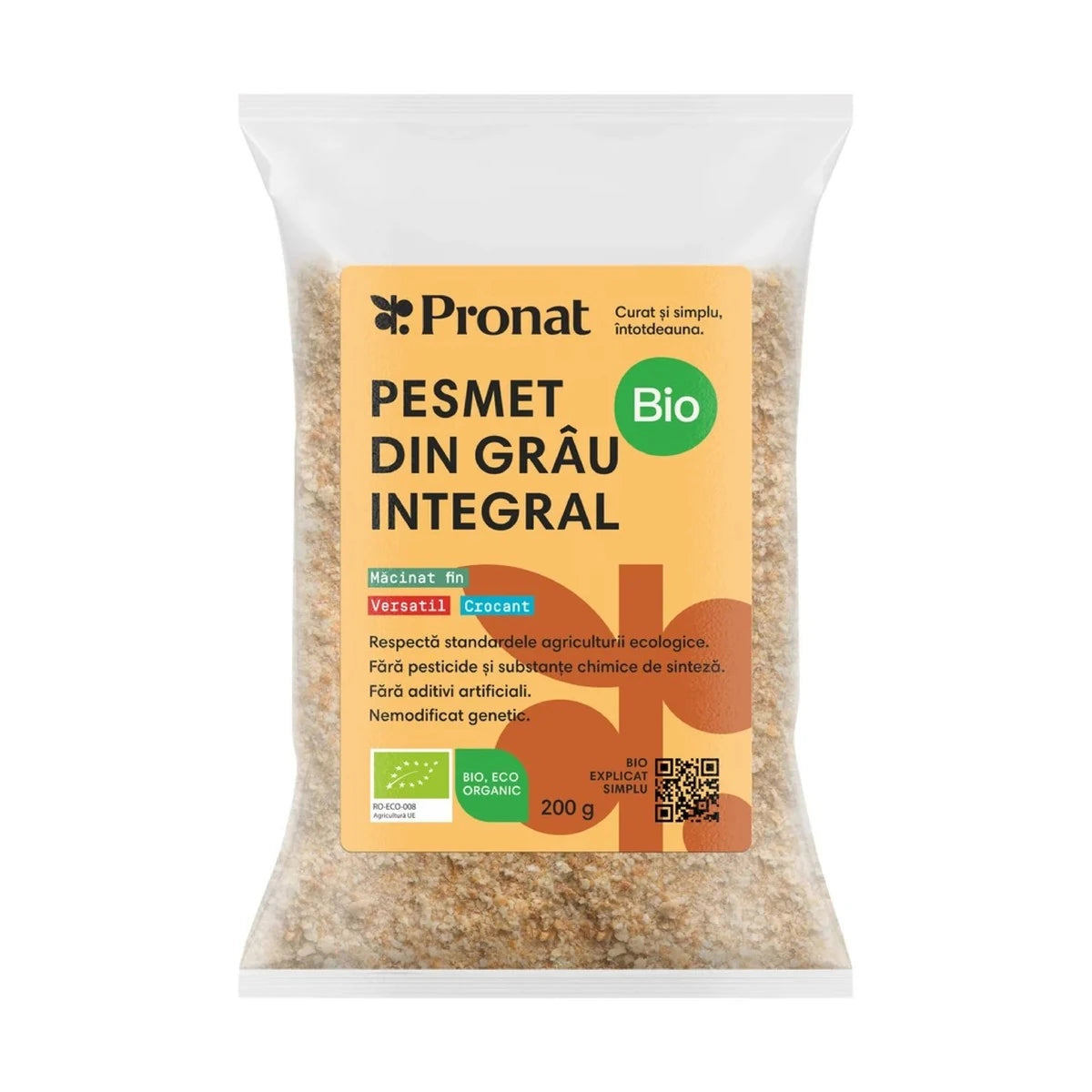 Pronat Pesmet din Grâu Integral Eco, 200g
