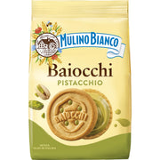 Mulino Bianco Baiocchi Pistacchio, Biscuiti cu Crema de Fistic, 240g