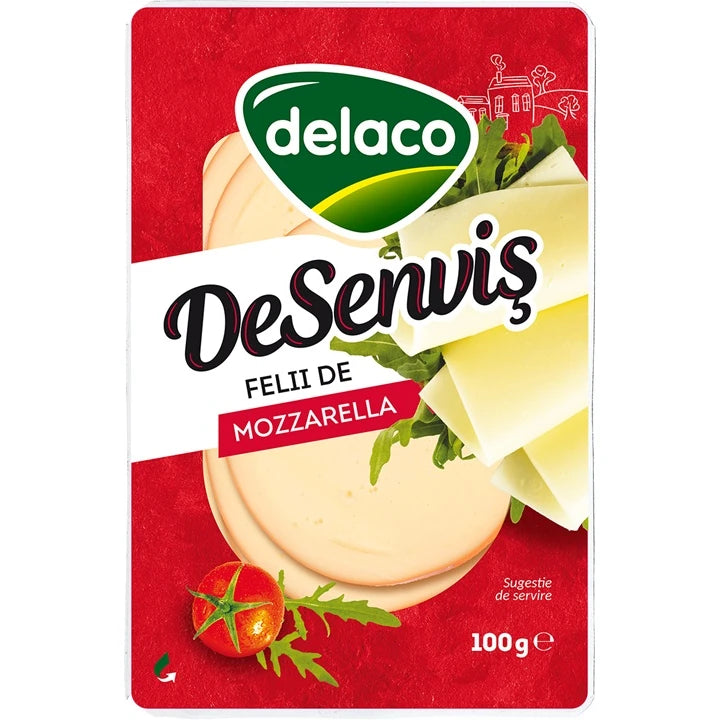 Delaco DeSendvis Mozzarella felii 100g