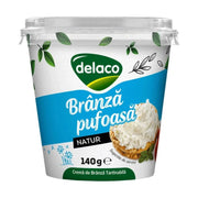 Delaco branza pufoasa natur 140g