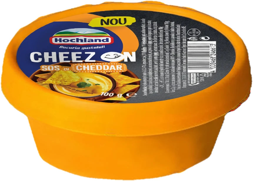 Hochland Cheez On Sos cu Cheddar 100g