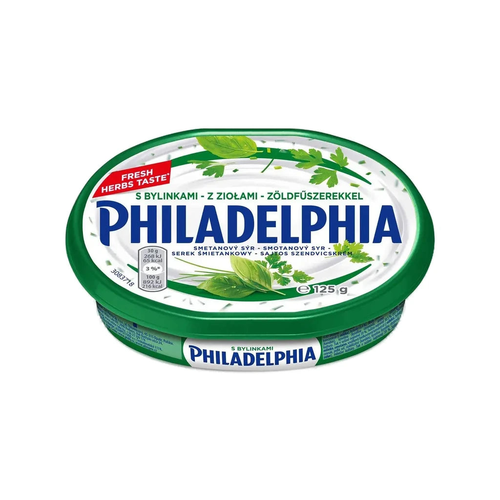PHILADELPHIA Crema de branza cu verdeata 125g
