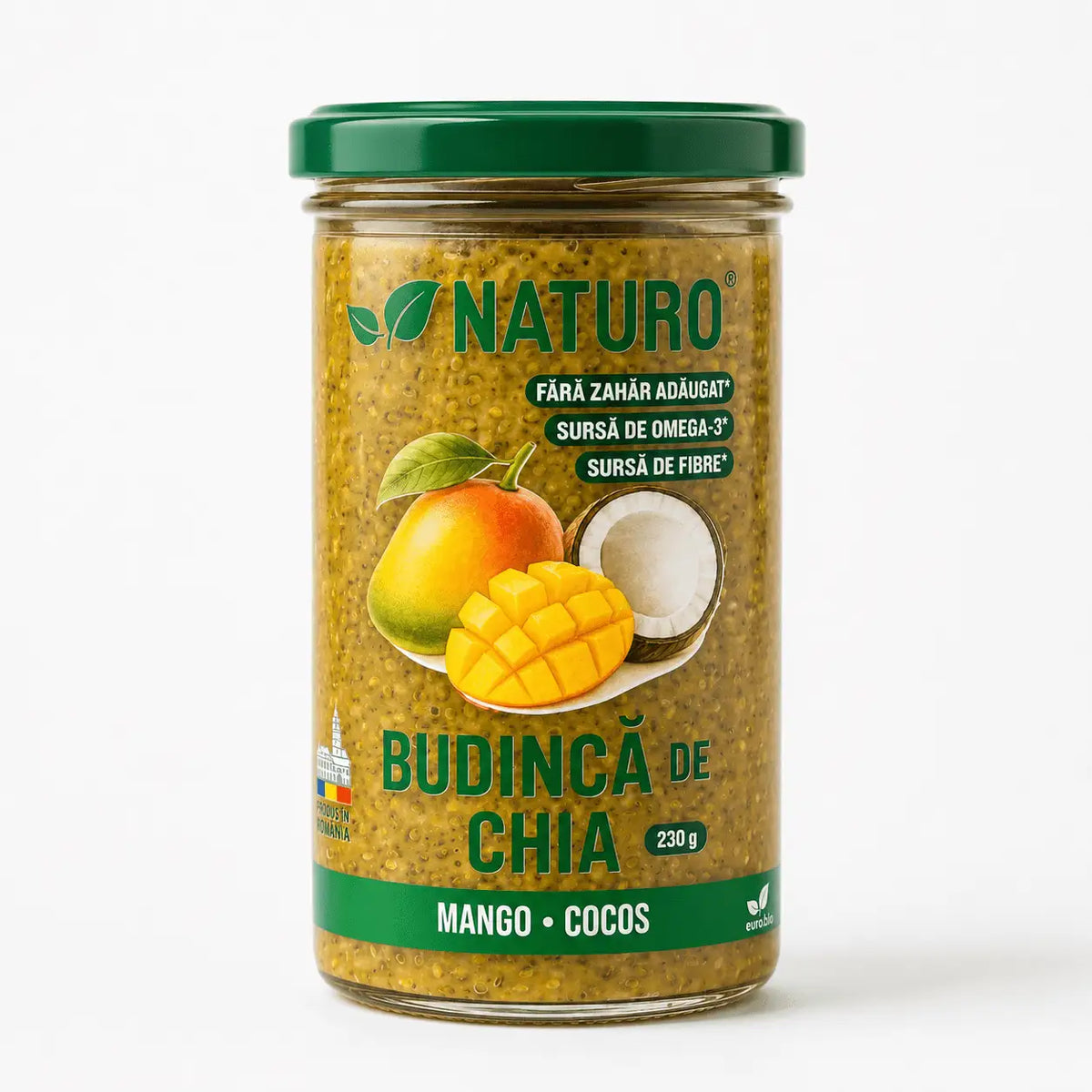 Naturo Budinca de chia Mango & Cocos 230 g