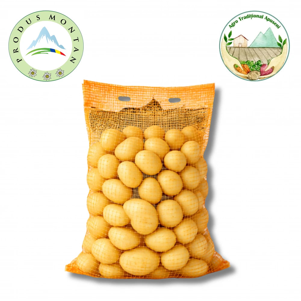 Cartofi Albi Agro Traditional Apuseni, sac de 5 kg, produs montan
