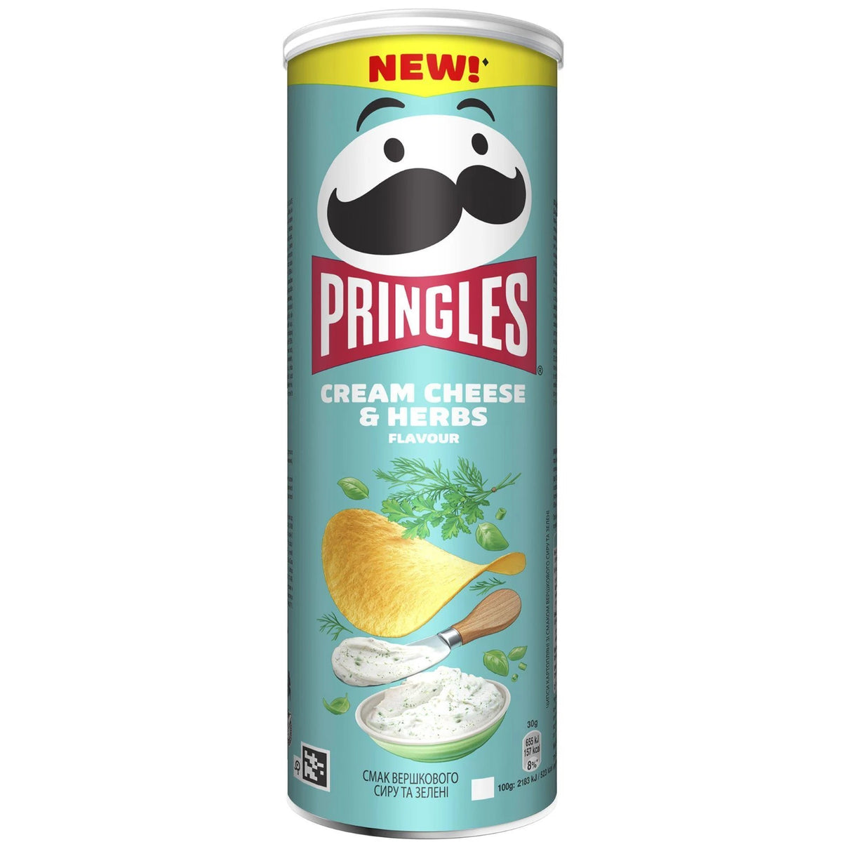 Pringles Chipsuri cu Crema de Branza si Ierburi