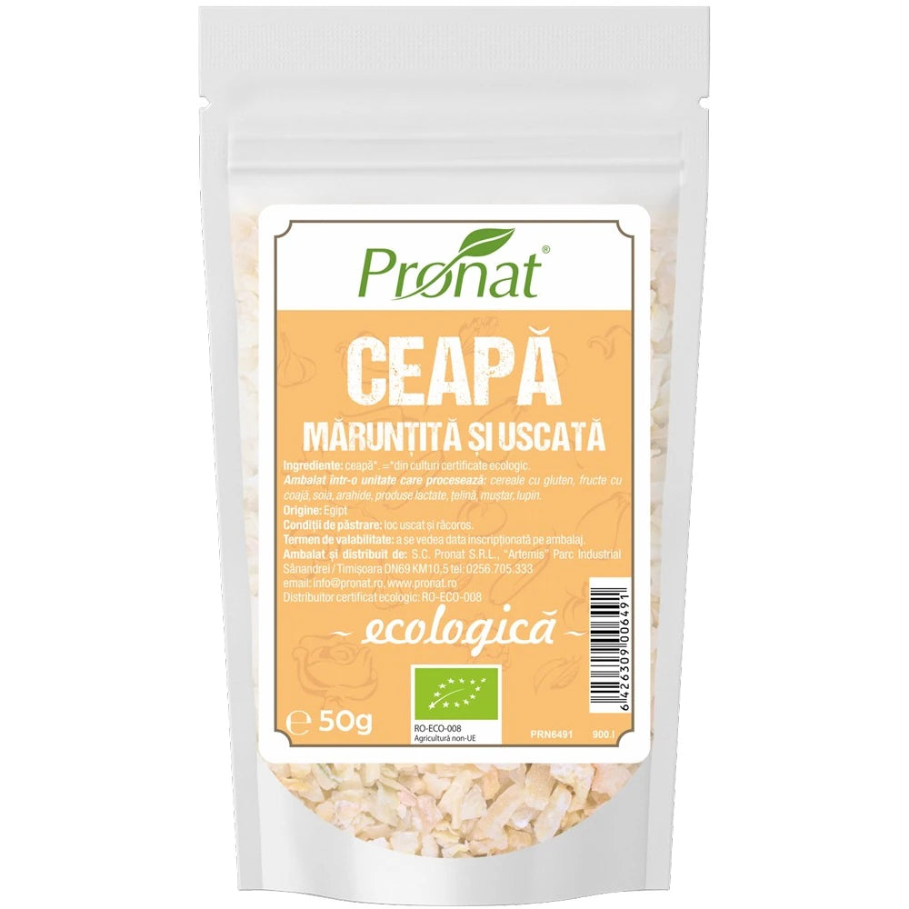 Pronat Ceapă Mărunțită și Uscată Eco, 50g