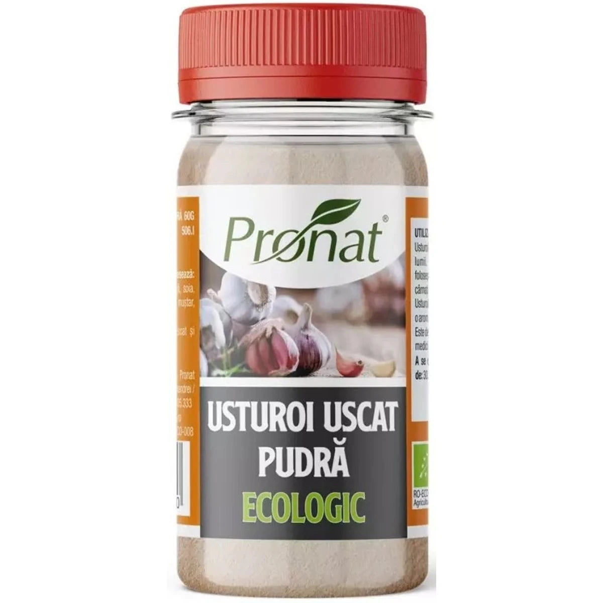 Pronat Usturoi Uscat Pudră Eco, 60g