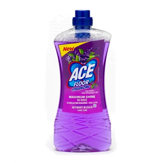 Ace Floor Detergent Pardoseli Fara Clor, Lavanda si Uleiuri Esentiale 1L