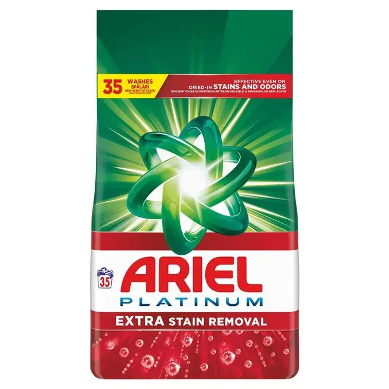 Ariel Extra Stain Removal, Detergent Automat de Rufe, Pudra, 35 Spalari 2.27kg