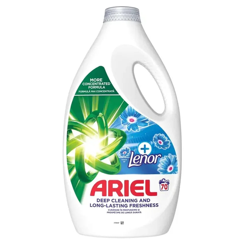 Ariel Touch Of Lenor Fresh Air, Detergent Automat de Rufe, Lichid, 70 Spalari 4L