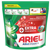 Ariel All in One Pods Extra Stain Removal, Detergent Automat de Rufe, Capsule, 10 Buc