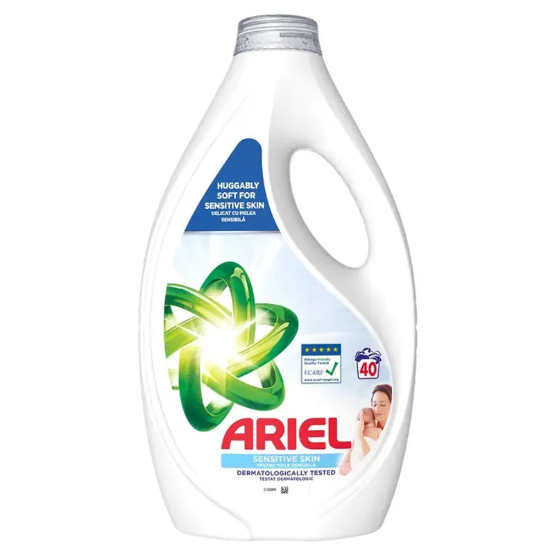 Ariel Sensitive, Detergent Automat de Rufe, Lichid, 40 Spalari 1.8L