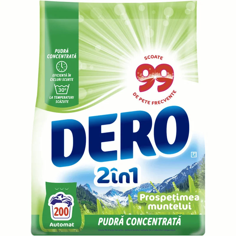Dero 2 in 1 Detergent Rufe Prospetimea Muntelui 3kg