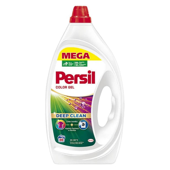 Persil Gel Color Detergent Rufe, 88 Spalari 3.96L
