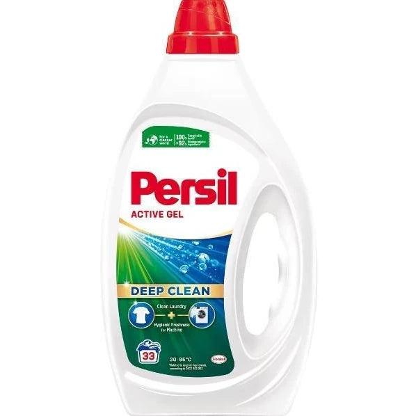 Persil Active Gel Universal Deep Clean Detergent Rufe, 33 Spalari 1.485L
