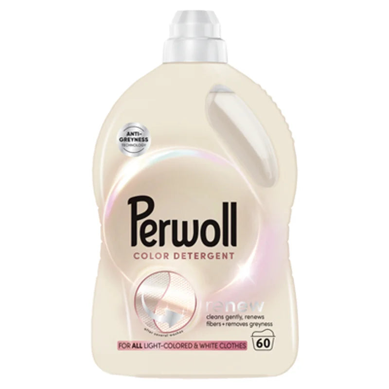 Perwoll Light Color Detergent Rufe, 60 Spalari 3L