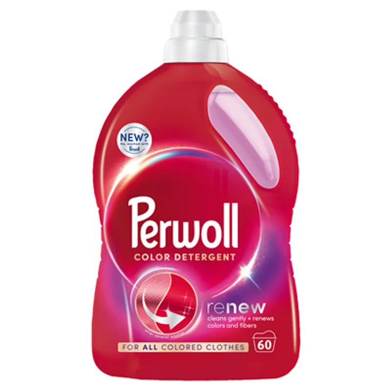 Perwoll Renew Color Detergent Rufe Lichid, 60 Spalari 3L