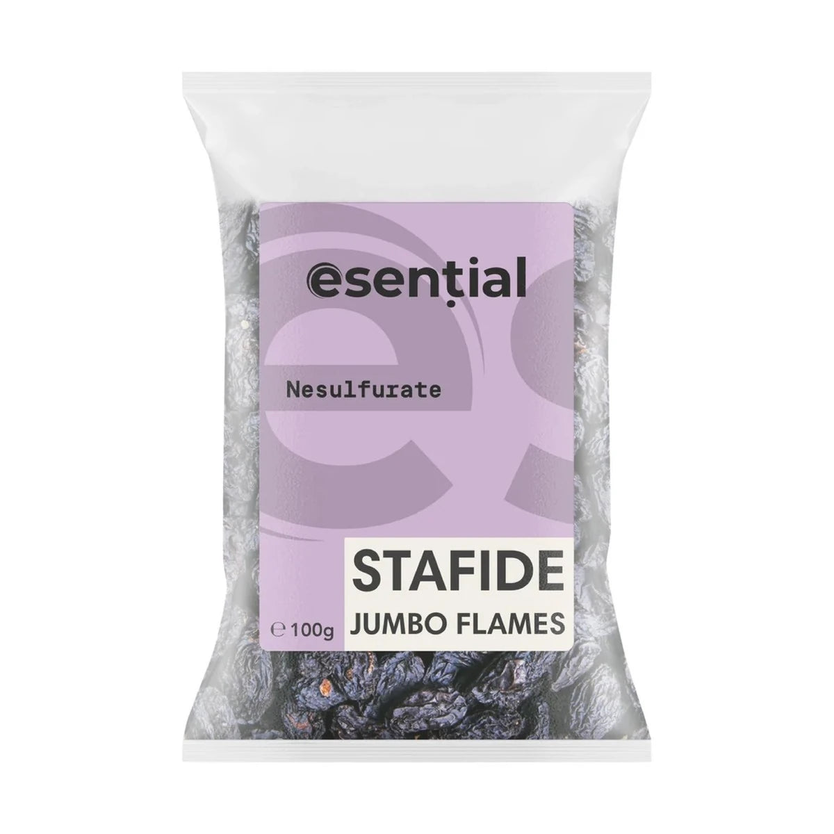 Pronat Esențial Stafide Jumbo Flames Nesulfurate, 100g
