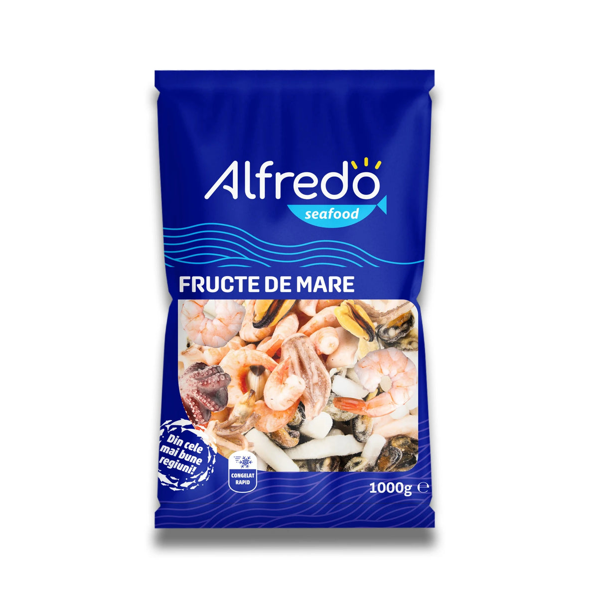 Alfredo Seafood Cocktail Marinara fara Surimi Congelat, 800 g