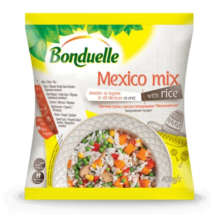 Bonduelle Mexico Mix cu Orez 400g