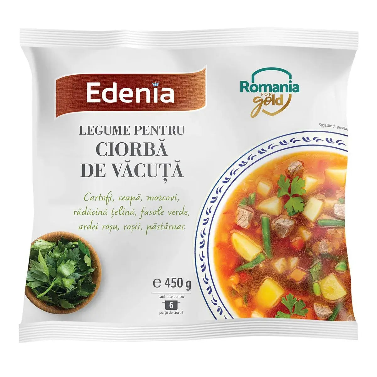 Edenia Amestec de Legume pentru Ciorba de Vacuta