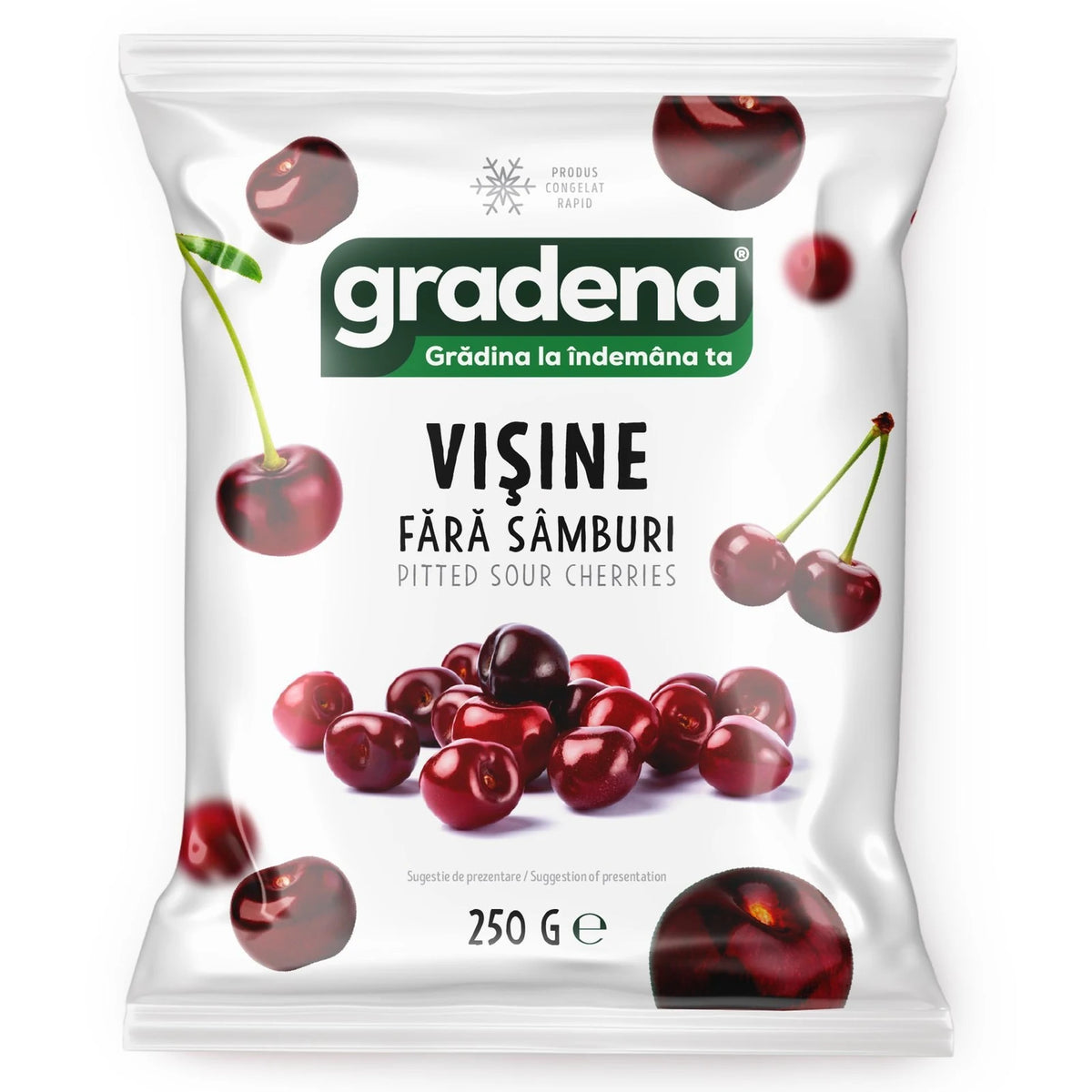 Gradena Visine fara samburi congelate 250 g