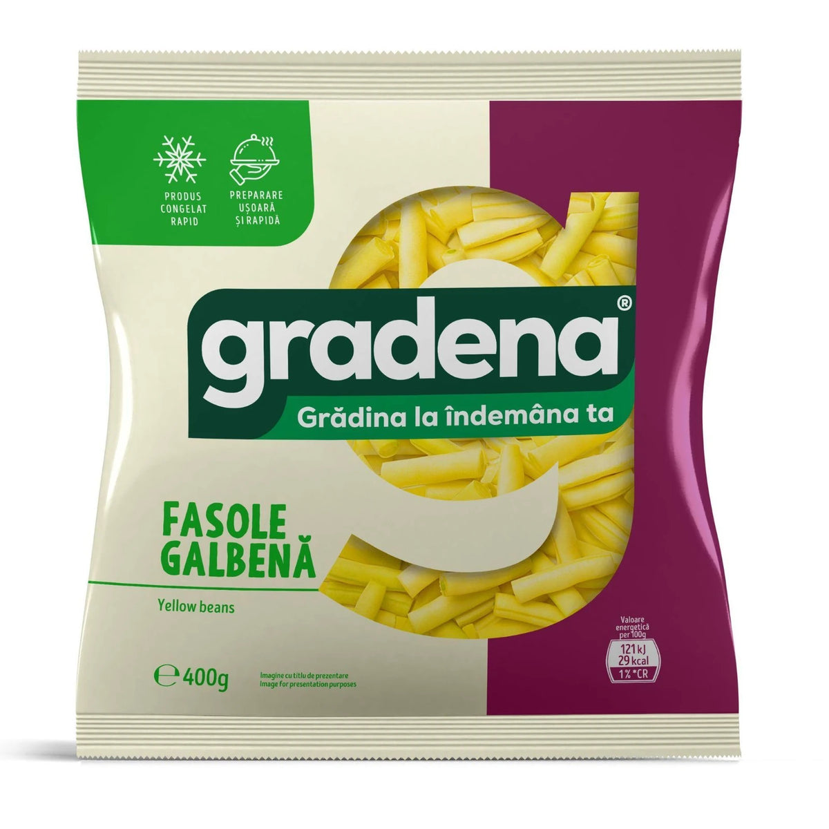 Gradena Fasole Galbena congelata 400 g