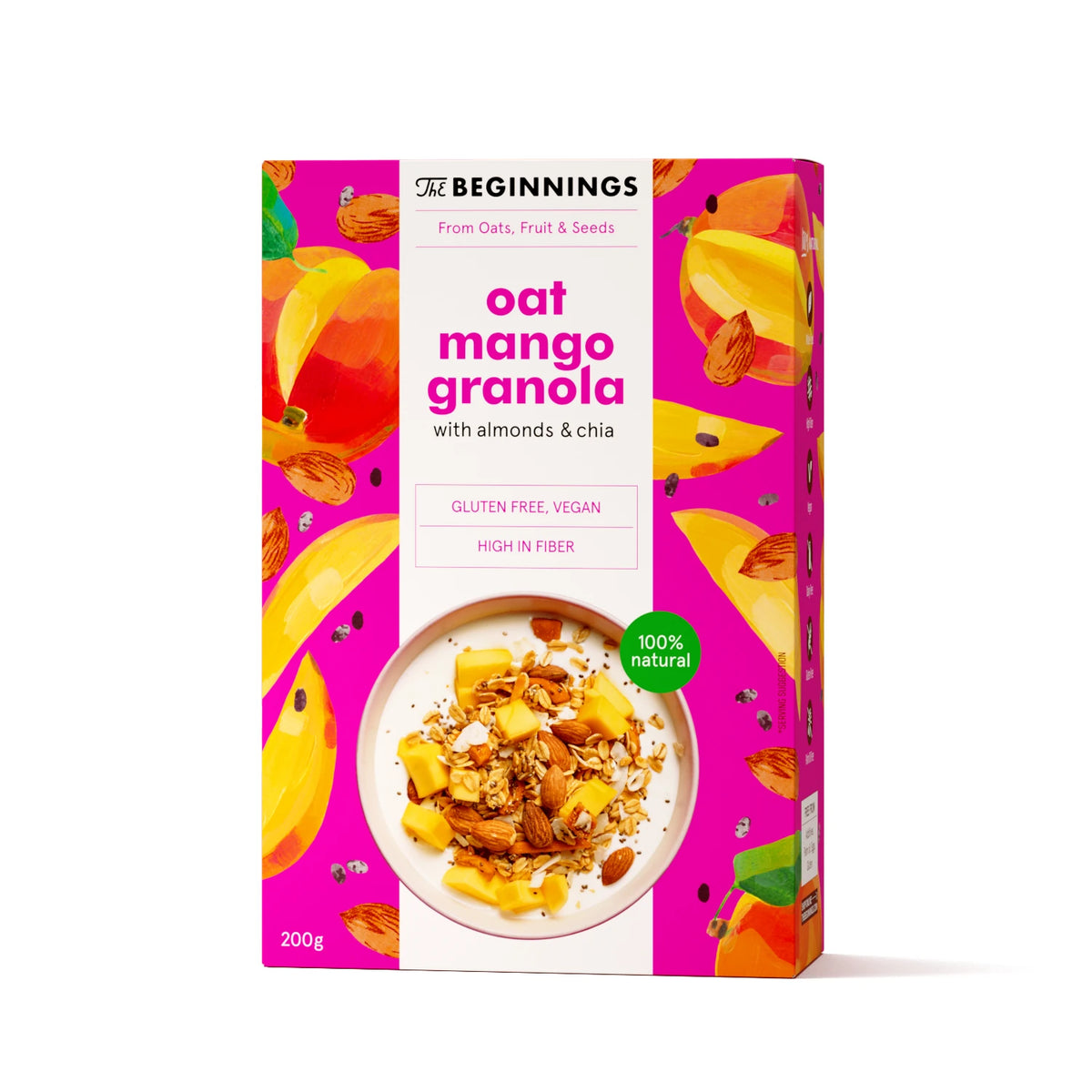 The Beginnings Granola cu ovăz și mango 200g