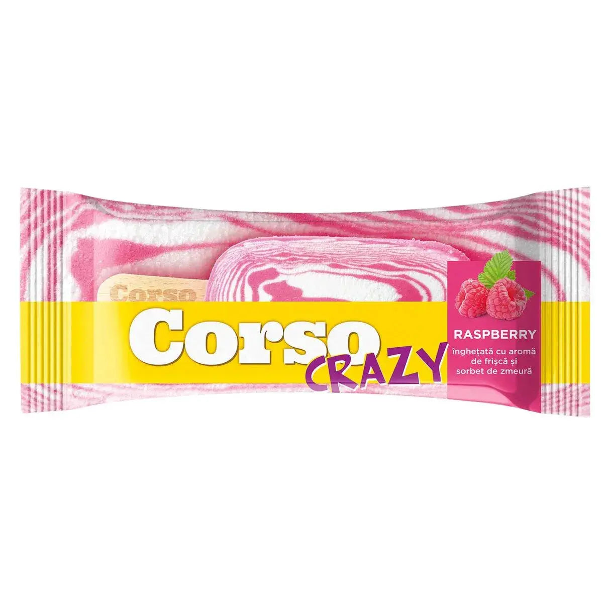 Corso Inghetata cu Frisca si Sorbet de Zmeura Crazy 100ml