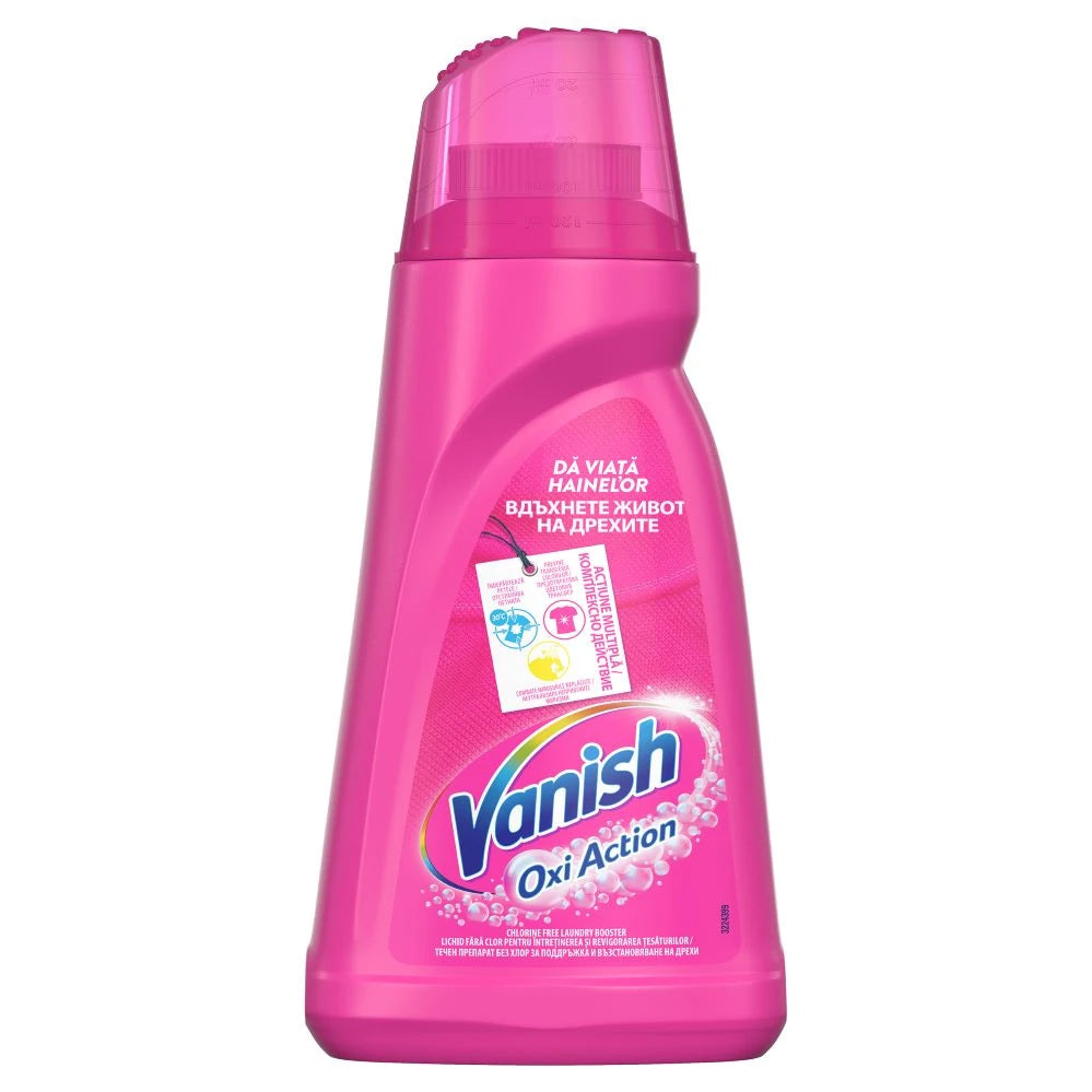 Vanish Oxi Action Solutie Scos Pete pentru Rufe Colorate 1L