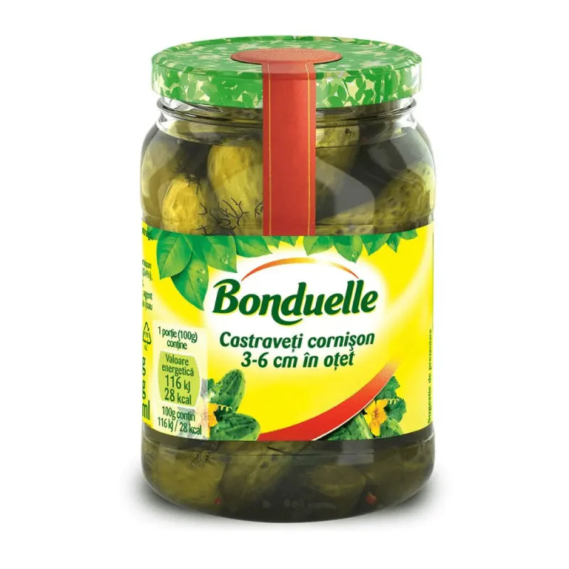 Bonduelle Castraveti Cornichon Murati 3-6 Cm 580ml