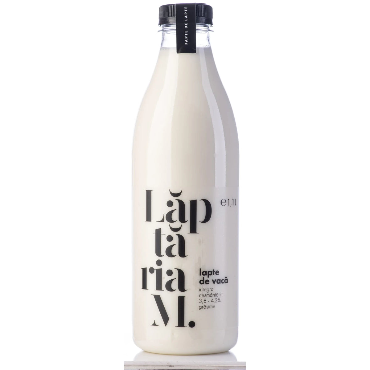 Laptaria M Lapte de Vaca Integral Nesmantanit 3.8-4.2% Grasime, 1,1 L