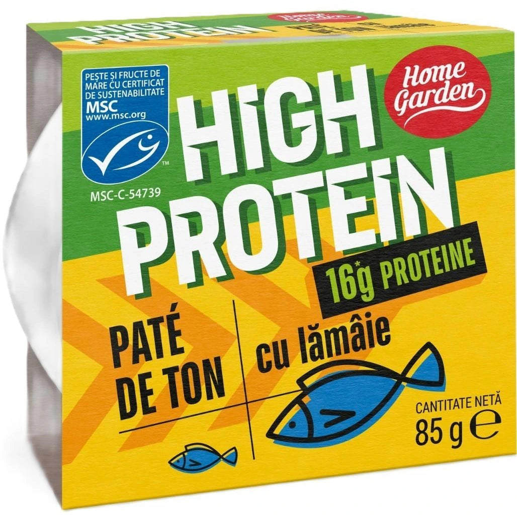 Home Garden High Protein Pate de Ton cu Lamaie, 85 g
