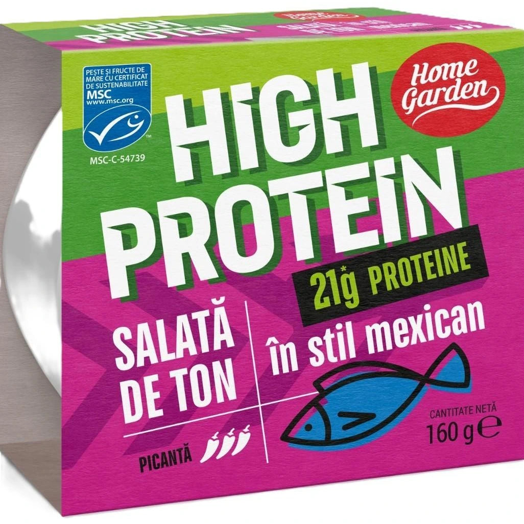 Home Garden High Protein Salata de Ton in Stil Mexican, 160 g