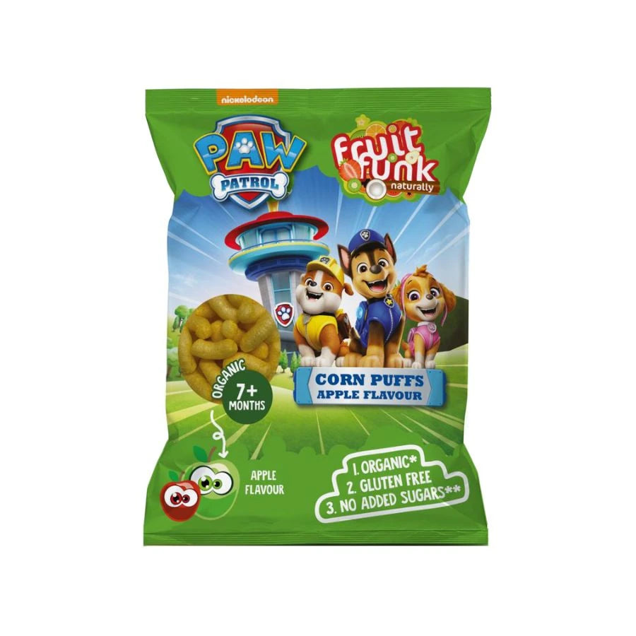 Fruitfunk Pufuleți bio cu mere Paw Patrol, 50g