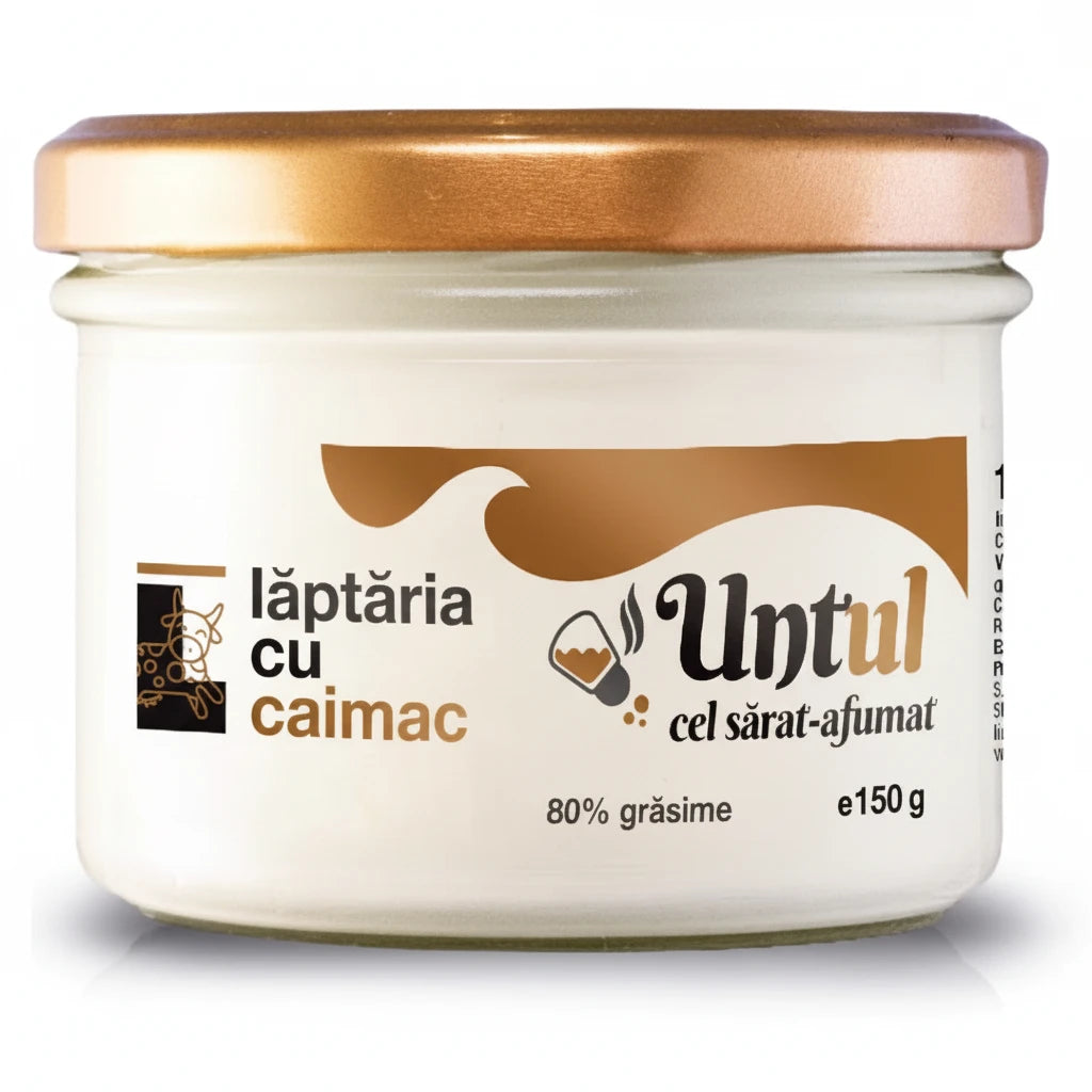 Laptaria cu Caimac Untul cel Sarat-Afumat 80% Grasime 150g