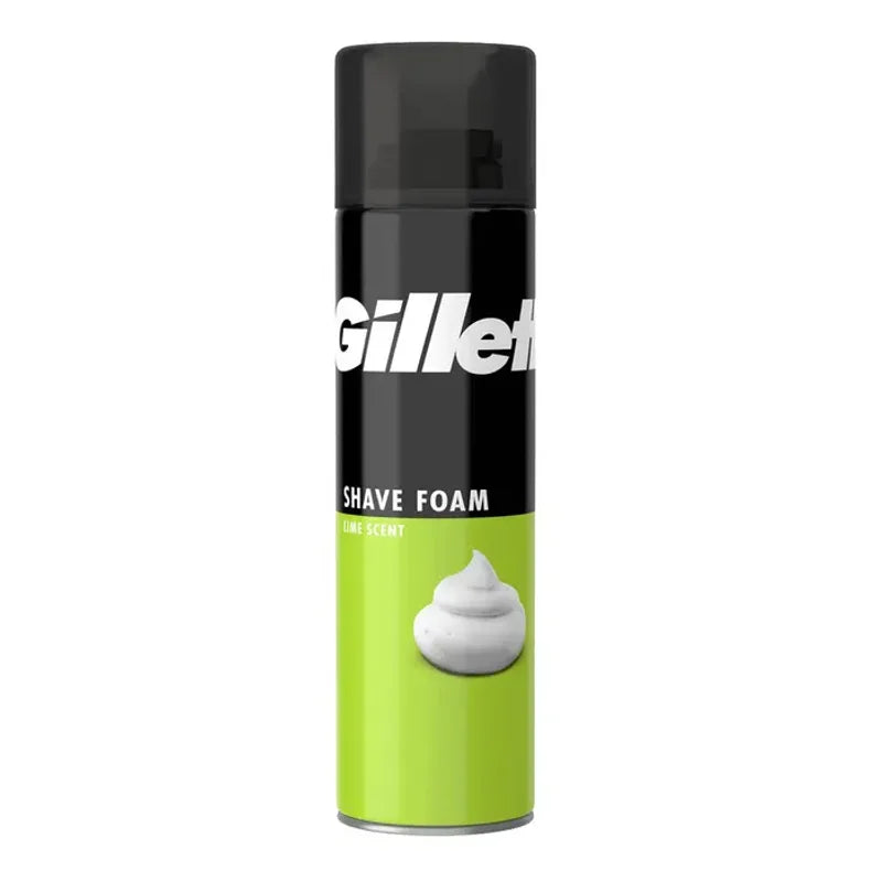 Gillette Regular Lemon, Spuma de Ras, pentru Ten Normal 200ml