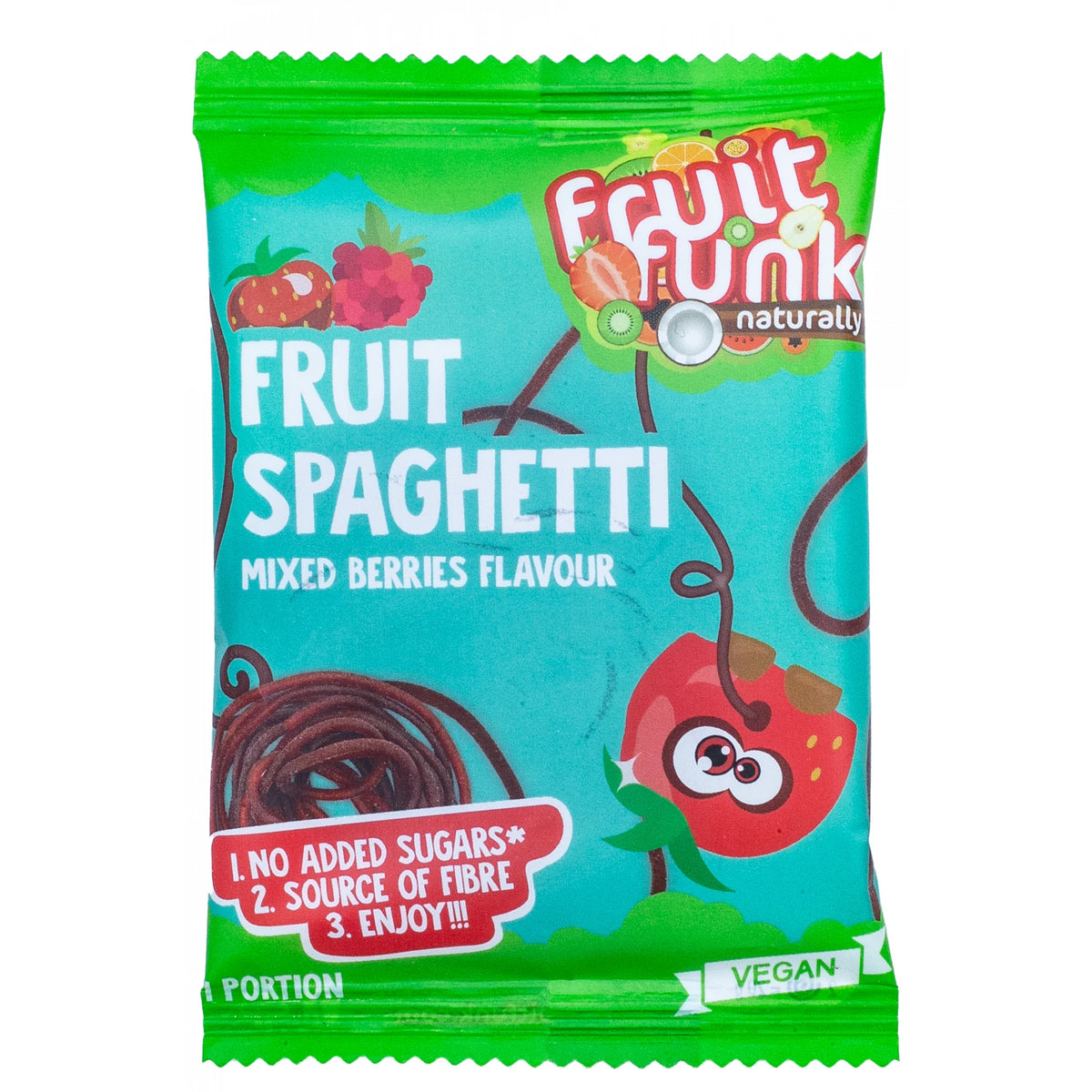 Fruitfunk Mini Fruit Spaghetti cu fructe de pădure, 20g