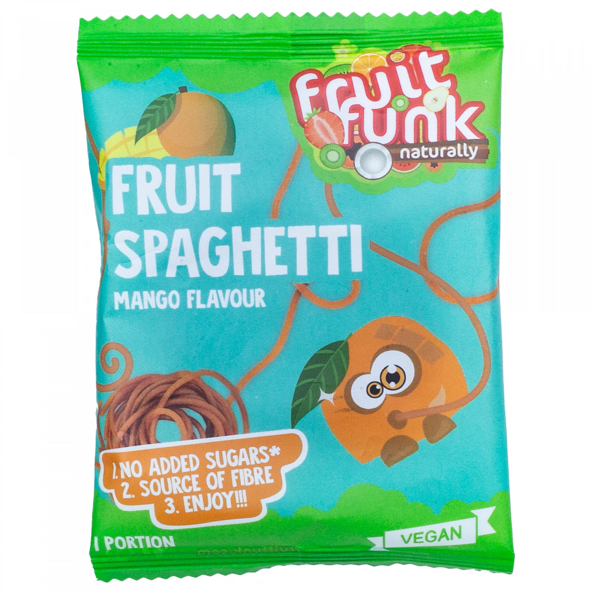 Fruitfunk Mini Fruit Spaghetti cu mango, 20g