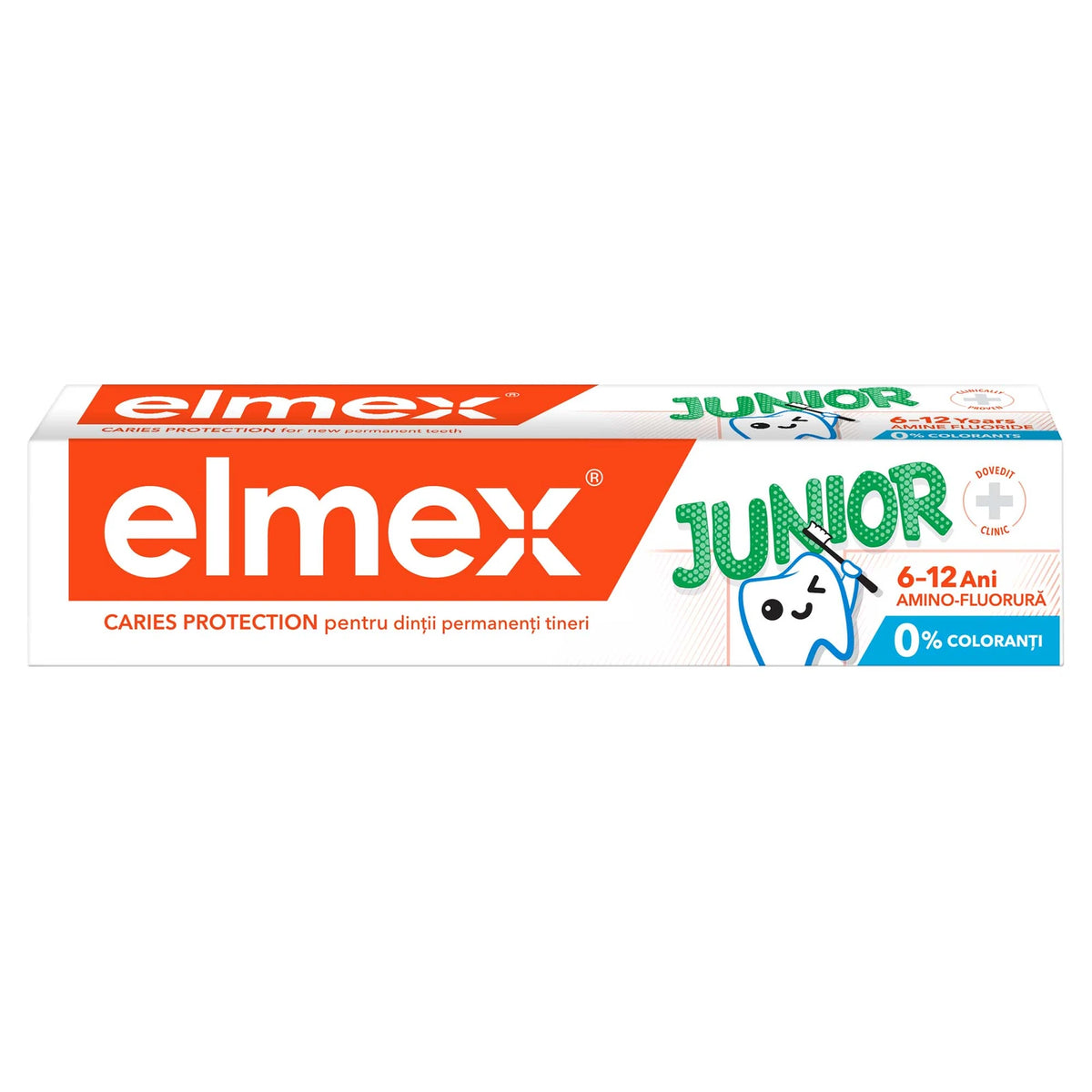 elmex Junior Pastă de Dinți pentru Copii 6-12 Ani 75ml