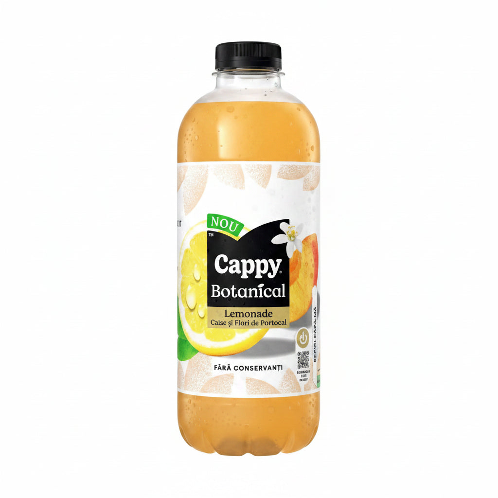 Cappy Limonada Botanical cu Caise 1.25L