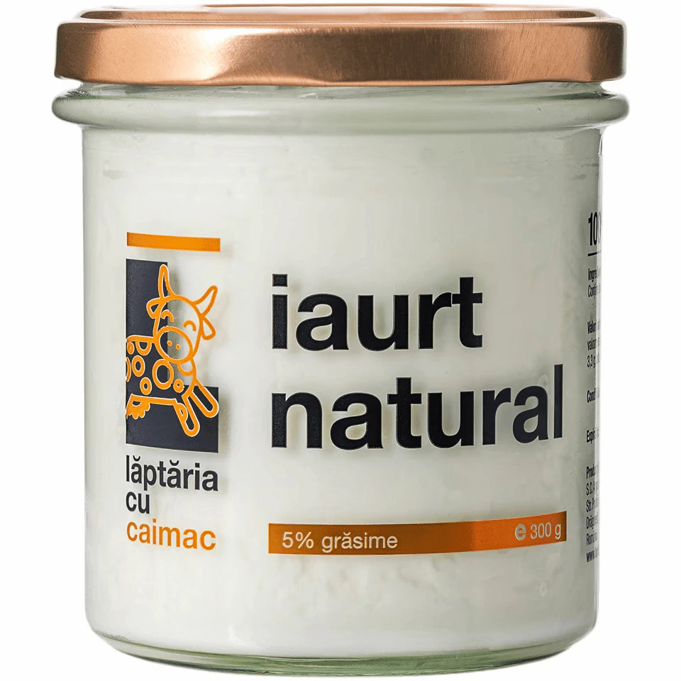 Laptaria cu Caimac Iaurt Natural 5% 300g