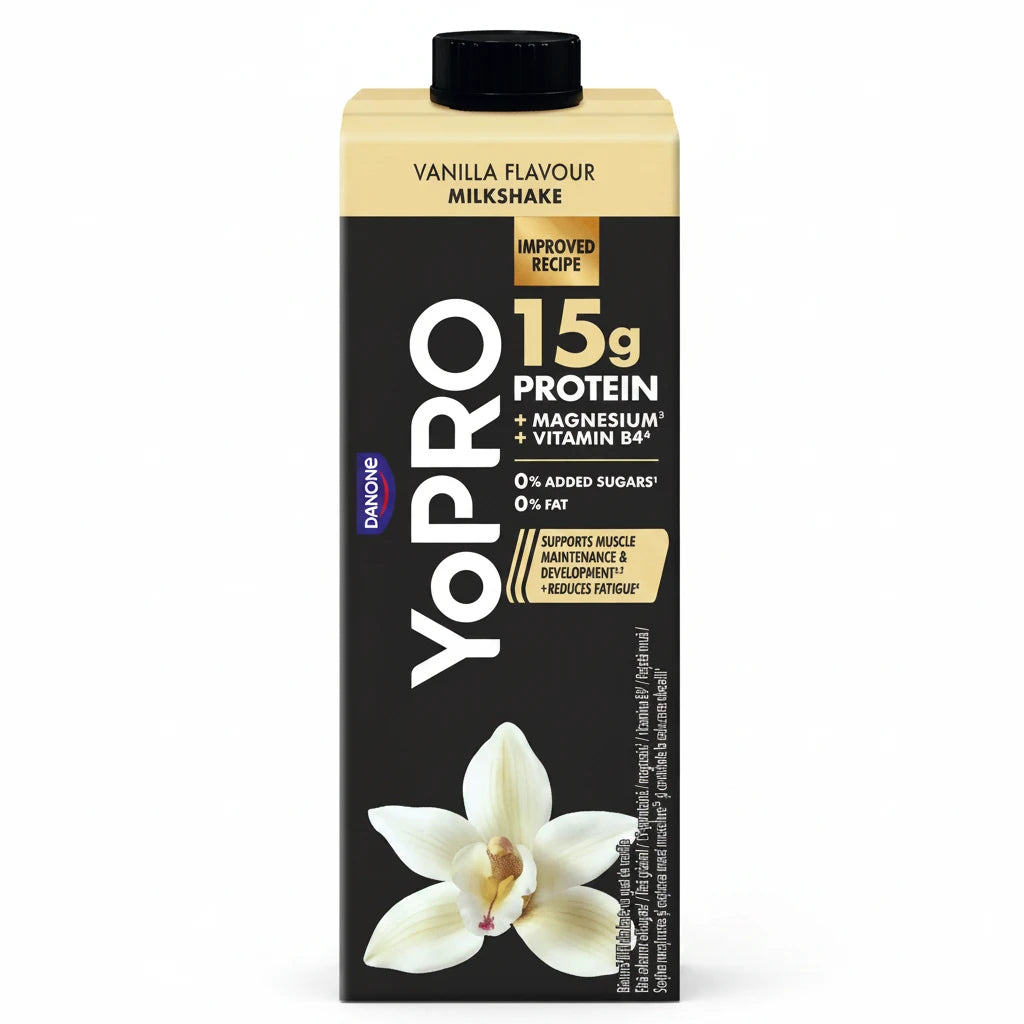 YoPRO Iaurt proteic de baut cu vanilie 300ml