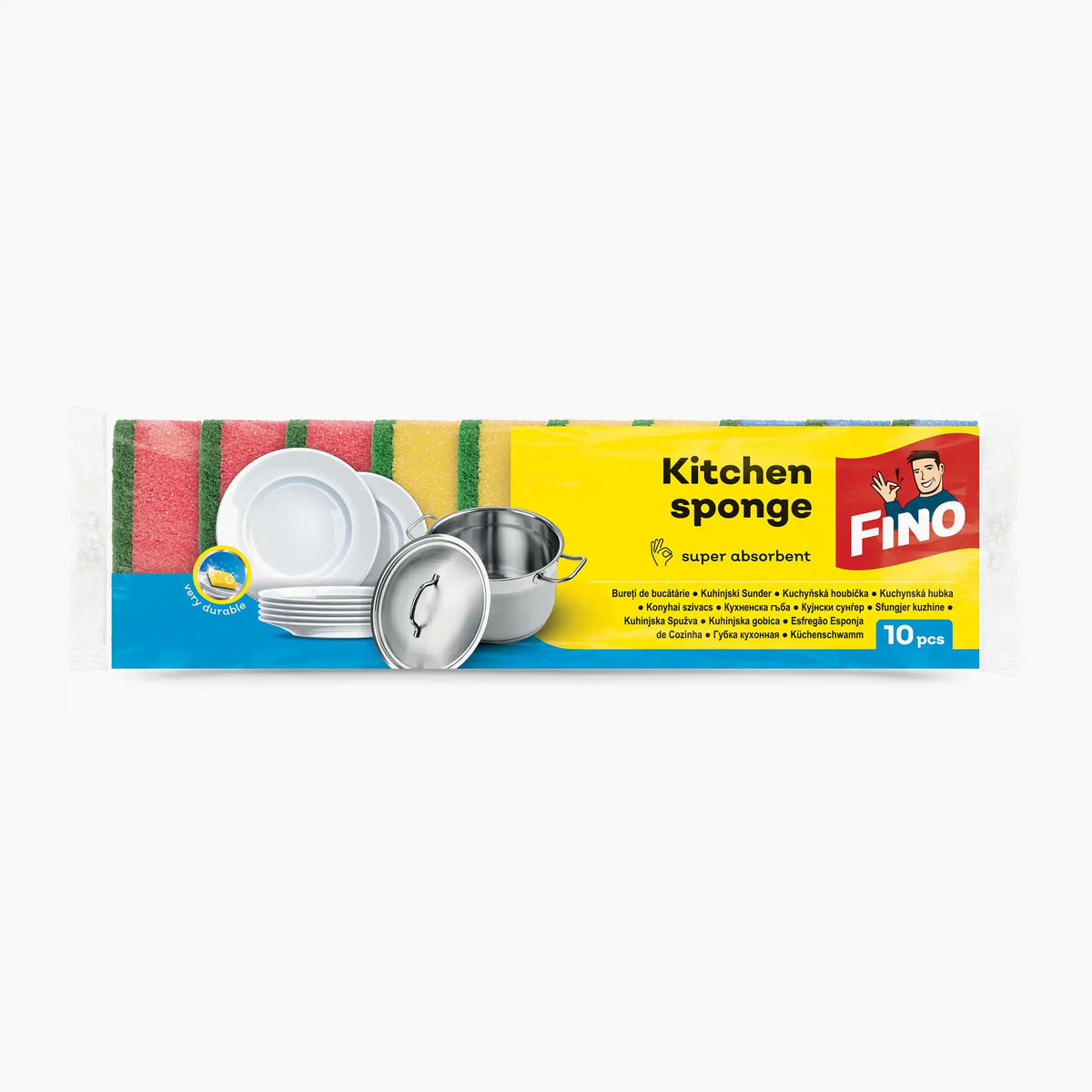 Fino Bureti colorati pentru bucatarie 10 Buc