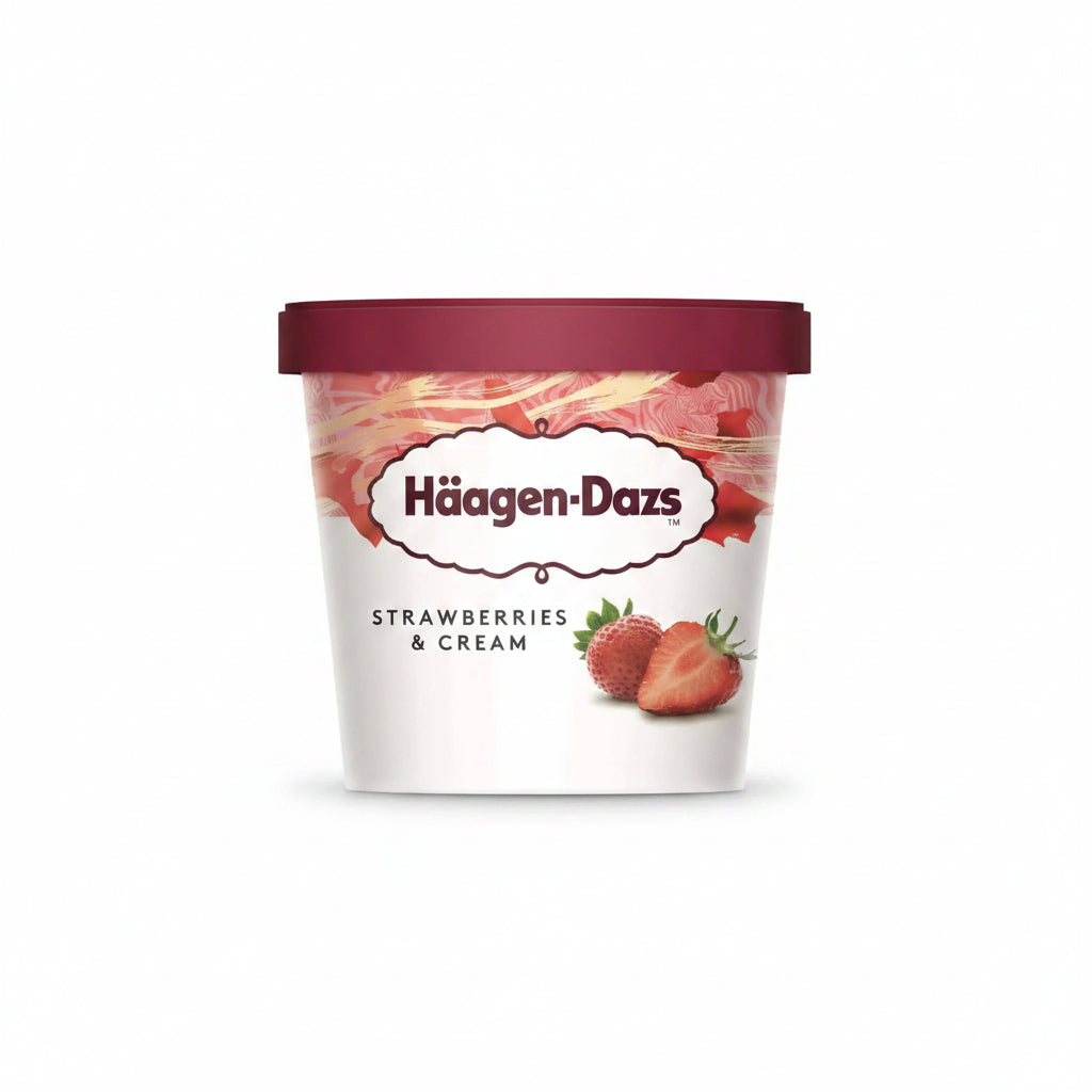 Haagen-dasz Inghetata Mini cu Capsuni 95ml