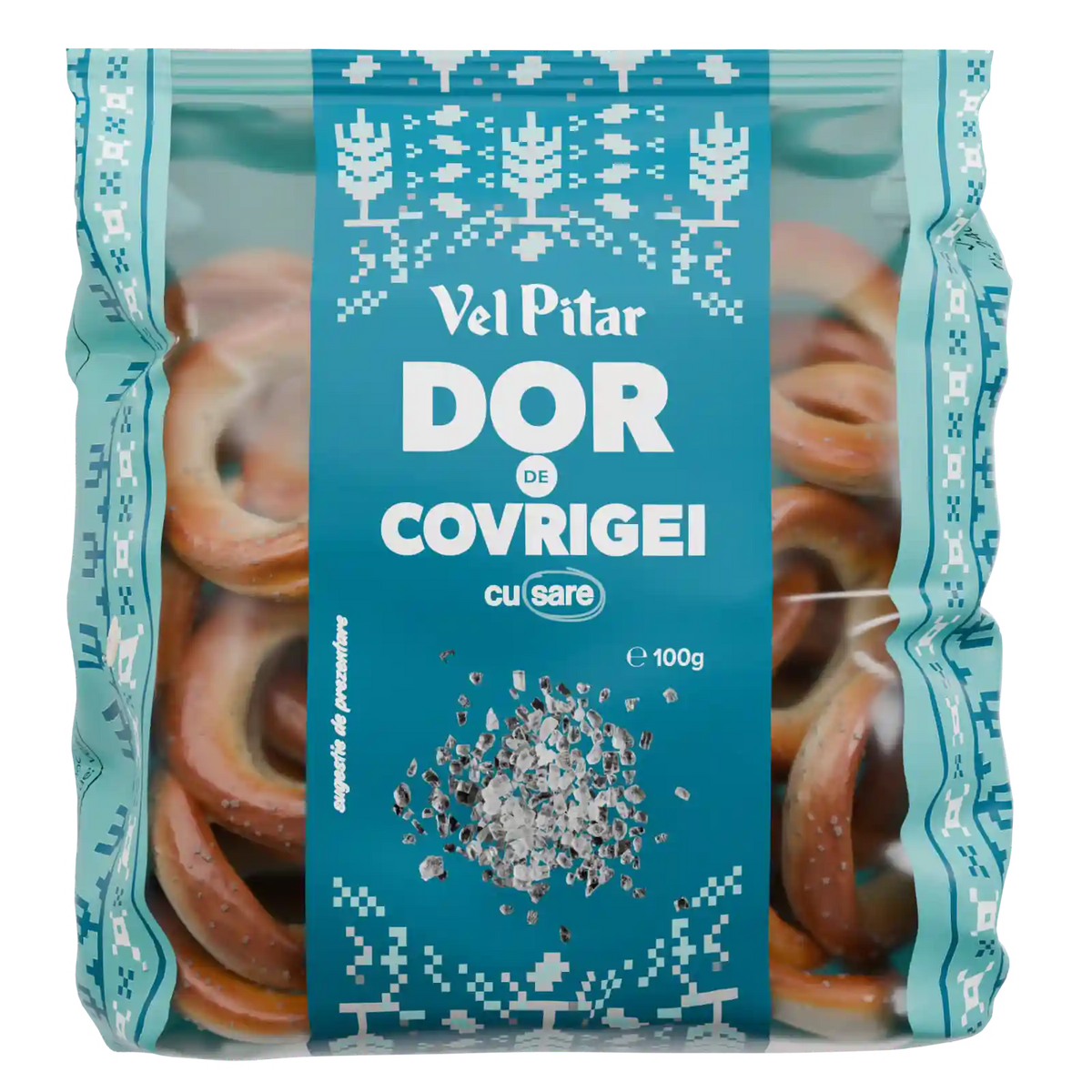 Vel Pitar DOR DE COVRIGI cu sare 100G