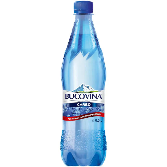 BUCOVINA Apa Minerala Carbogazoasa 0.5L